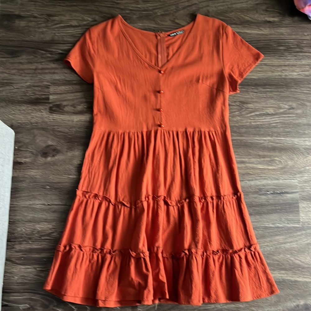 🔥 Ruffle Hem Layer Dress - Picture 6 of 6